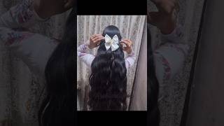 Pigtail butterfly hair bow diy [upl. by Rena]