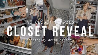 CLOSET TOUR MY DREAM CLOSET REVEAL [upl. by Uis481]