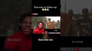 Ishow speed react Indian RAP Song🤣🤣🤣 ishowspeed reactionvideo shorts speed [upl. by Alegnatal]