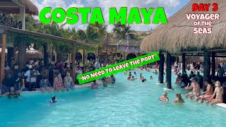 Costa Maya Mexico Cruise Port  No Excursion Needed  WATCH THIS Before You Book An Excursion [upl. by Zeena787]