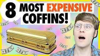 8 MOST EXPENSIVE COFFINS EVER MADE [upl. by Eniksre629]