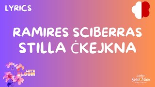 LIRIKA  LYRICS  RAMIRES SCIBERRAS  STILLA ĊKEJKNA  JUNIOR EUROVISION 2024 MALTA [upl. by Anzovin]