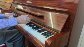 Grotrian Steinweg upright piano c1981 in bright mahogany highly recommended [upl. by Bal]