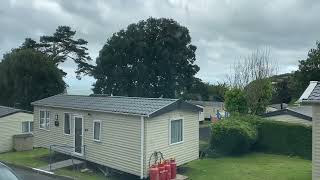 COMBE MARTIN  Watching the Storm Antoni from Combe Martin Beach Holiday Park [upl. by Asilrahc553]