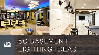 60 Basement Lighting Ideas [upl. by Ytsenoh]