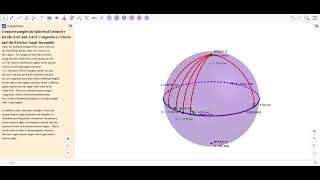 Geometry 623 Spherical Geometry AAS and AASS Counterexamples [upl. by Nodnorb]