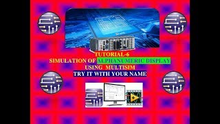 Alphanumeric Display Circuit Simulation15 SEGMENT DISPLAY Using multisim [upl. by Idorb324]