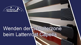 Wie wende ich die Schulterleisten beim Lattenrost Capella [upl. by Pease42]