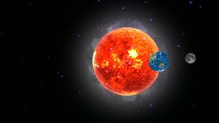 Sun Moon and Earth Animation By CD 1 [upl. by Kev]