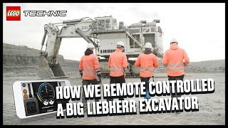 How we controlled one of the world’s biggest excavators with our Control app  LEGO Technic [upl. by Nathan855]