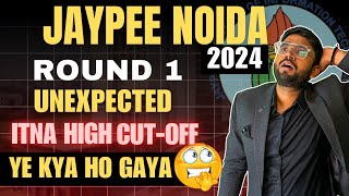 Jaypee Noida Round 1 Cutoff Analysis  Itna jada High Cutoff 🤯 [upl. by Noswad]