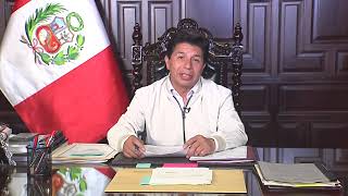 Pronunciamiento del presidente de la república Pedro Castillo Terrones [upl. by Arnelle]