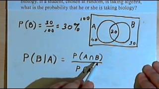 Conditional Probability part 1 12818a [upl. by Rosio]