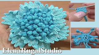 Big Flower to Crochet [upl. by Morette]