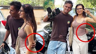 A Media Man Is Seen Posing With Fatima Sana Shaikh And Touching Her Without Hesitation [upl. by Black]