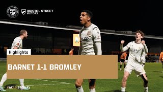 Highlights Barnet 11 Bromley [upl. by Ecienal]