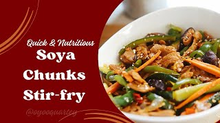 Easy Nutritious Soya chunks Recipe  Incredible amp Tastes Amazing [upl. by Ahsaelat]