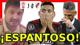 RELATOR de RIVER CALIENTE por la DERROTA con HURACÁN [upl. by Olpe]