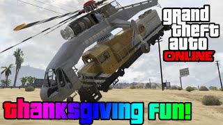 GTA 5 Online  Canadian Thanksgiving Day Funny Moments w HikePlays Typical Gamer Team Epiphany [upl. by Loy]