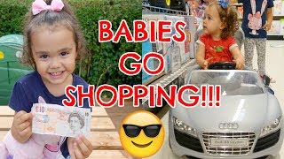 BABIES GO SHOPPING 12 VLOG [upl. by Gretchen]