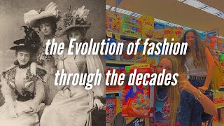 120 years The Evolution of Fashion through the decades 1900s2020s WORLD OF JULIA [upl. by Chemosh]