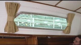 How to Make Boat Interior Curtains [upl. by Kedezihclem]