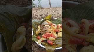 Cooking Pomfret Fish In Mud And Leaves 🐟 [upl. by Megan980]