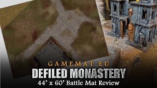 NEW Defiled Monastery 60 x 44 Battle Mat by Gamemateu SS82 Review [upl. by Yenttirb]