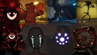 Apeirophobia Chapter 1 and 2  All Jumpscares  Roblox Backrooms [upl. by Adnawuj]