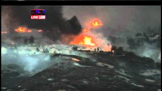 Houses on fire in Waldo Canyon Fire [upl. by Elyr]