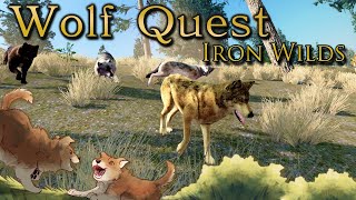 A Trap of Empty ECHOES and Razor Fangs 🐺 Wolf Quest IRON WILDS • 2 [upl. by Ileek988]