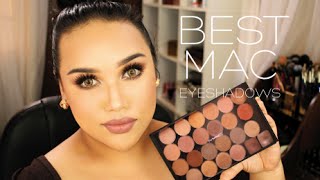 Best MAC Eyeshadows Neutrals amp Everyday w Swatches [upl. by Remington421]