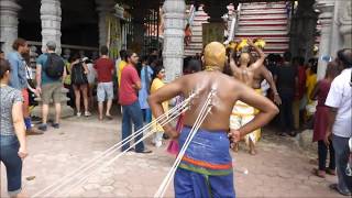 BATU Caves MALAYSIA  Ritual of KAVADI Attam  THAIPUSAM Festival [upl. by Rebliw]