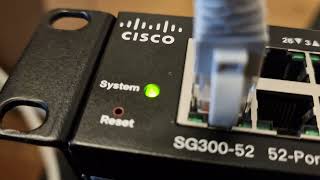 System LED on Cisco SG30052 Yellow Blinking [upl. by Pia736]