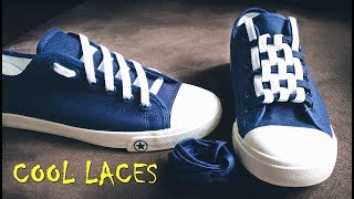 LACE SHOES  5 cool ideas how to tie shoe laces  shoes lace styles  how to lace converse [upl. by Ave]