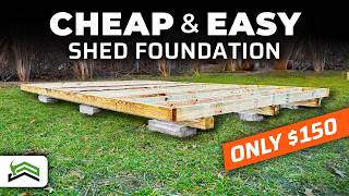 How To Build A Level DIY Shed Foundation [upl. by Grantham]