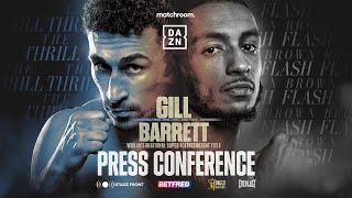 Jordan Gill Vs Zelfa Barrett Plus Undercard Press Conference [upl. by Joacima]