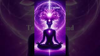 Sahasrara chakra Crown chakras meditation healing universe aum chakraactivation [upl. by Lednar540]