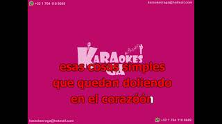 Karaoke Las Simples Cosas Mercedes Sosa [upl. by Sirrom]