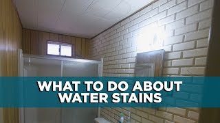 What to Do About Water Stains on Your Ceiling [upl. by Sillert73]