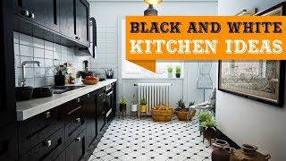 29 Elegant Black And White Kitchen Design Ideas [upl. by Lefkowitz491]