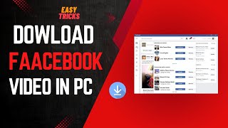 How to download facebook videos on Laptop  pc without any software [upl. by Ssecnirp]