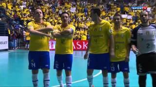 FutsalFINAL Brasil 7 x 2 Colômbia  CAMPEÃO Grand Prix Futsal 2014 [upl. by Akere410]