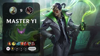 Master Yi Top vs Darius  KR Master Patch 1322 [upl. by Dickie944]