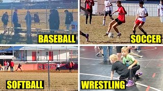 BASEBALL WRESTLING SOFTBALL AND SOCCER TRYOUTS [upl. by Garcon875]