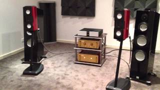 Evolution Acoustics MMMicro One  DarTZeel Pre  Power Vitus RCD 100 at Absolute Hi End [upl. by Linders67]