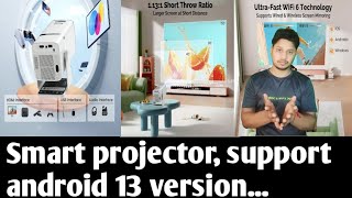 smart 4k projector support android 130 [upl. by Assenna]