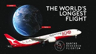 The Worlds LONGEST Flight  QANTAS London to Sydney [upl. by Eblehs]