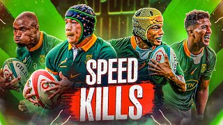 The Unstoppable Springbok Wings  Canan Moodie KurtLee Arendse Cheslin Kolbe amp Makazole Mapimpi [upl. by Adamo]