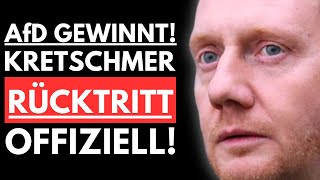 🚨PAUKENSCHLAG KRETSCHMER TRITT ZURÜCK AfD ÜBERNIMMT REGIERUNG IN SACHSEN🚨 [upl. by Alton]